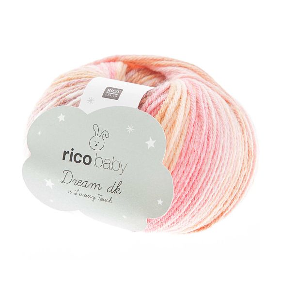 Babywolle - Rico Baby Dream dk - a Luxury Touch (rosa-beige)