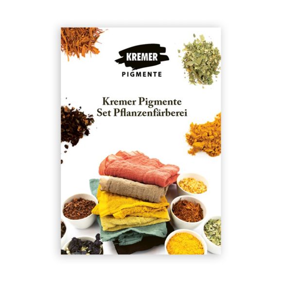 Anleitung "Pflanzenfärberei" (Broschüre mit 7 Rezepten) von Kremer Pigmente