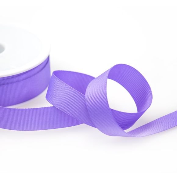 Ruban gros grain "Uni" 20/25 mm (lilas)