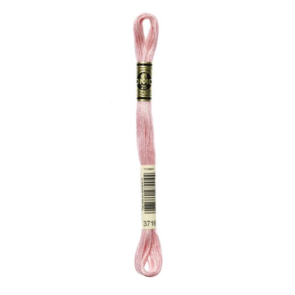 DMC Stickgarn "Mouliné Spécial®" Strang à 8 m - 6 fädig (3716/rosa)