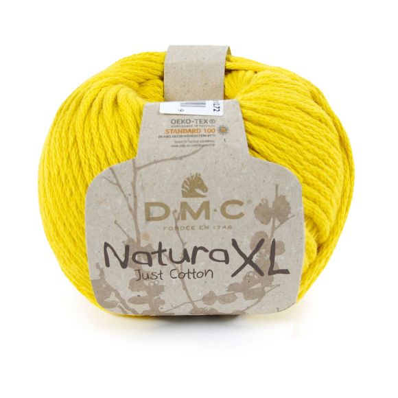 DMC Fil en coton "Natura XL" (09/jaune soleil)