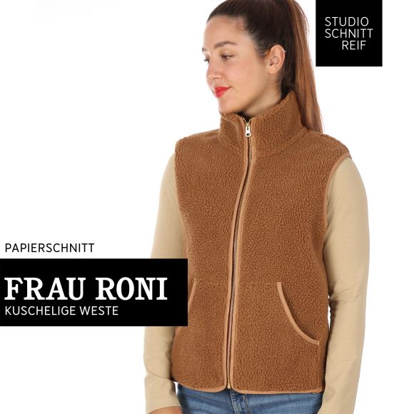 Schnittmuster - Damen Weste "Frau Roni" (Gr. XS-XL) von STUDIO SCHNITTREIF