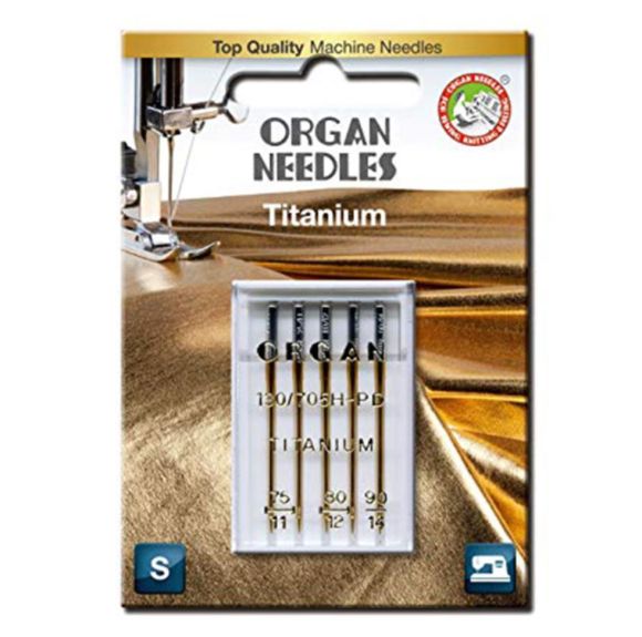 Nähmaschinennadeln "Titanium" Stärke 75-90, 5 Stk. von ORGAN