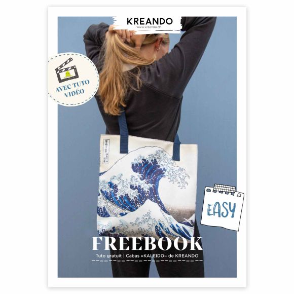 Tuto gratuit PDF - Couture - Sac cabas "KALEIDO" de KREANDO (français)