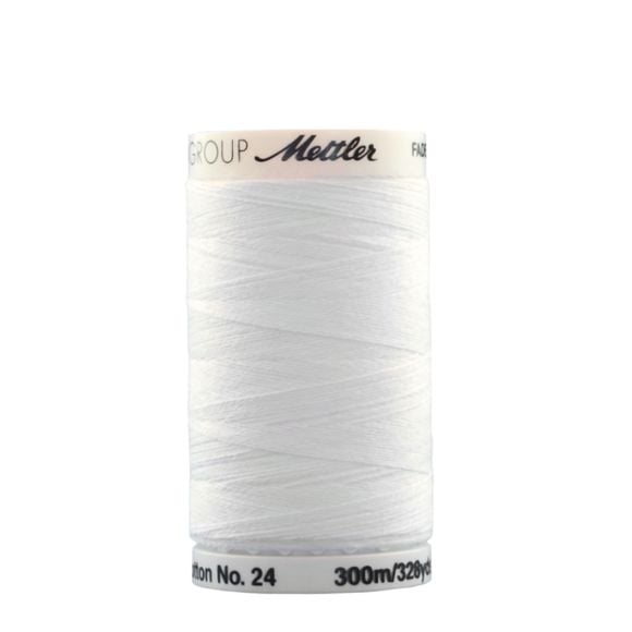 Mettler fil de faufilage "Faufil" bobine de 300 m (0002/blanc)
