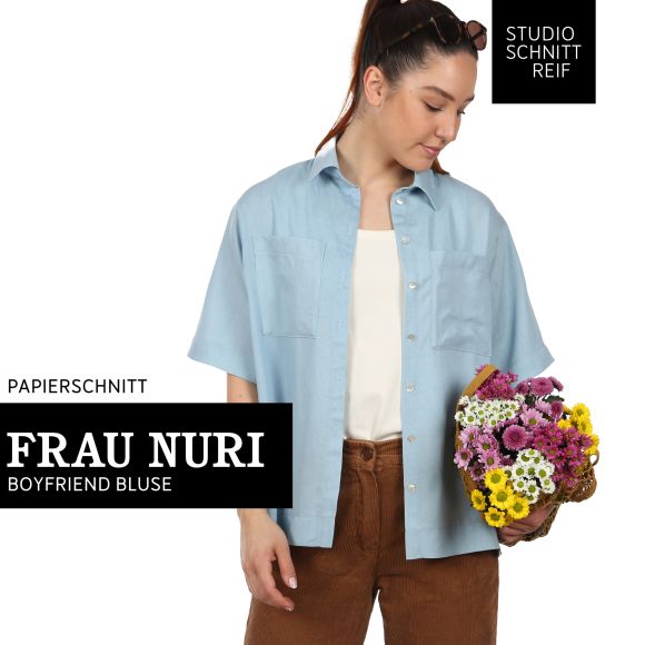 Patron - Blouse à manches courtes "Frau Nuri" (XS-XXL) de STUDIO SCHNITTREIF