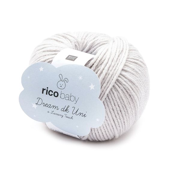 Babywolle - Rico Baby Dream dk Uni - a Luxury Touch (weiss)