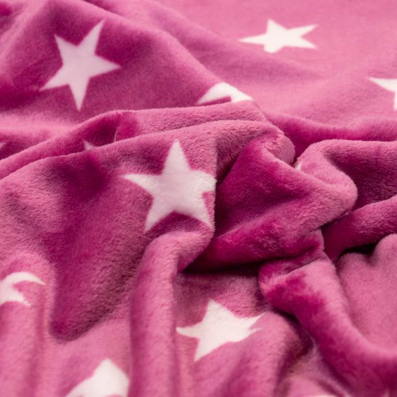 Wellnessfleece "Sterne" (orchidee-hellrosa)