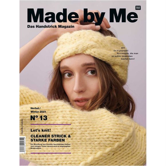 Magazine "Made by Me Handknitting n° 13" de RICO DESIGN