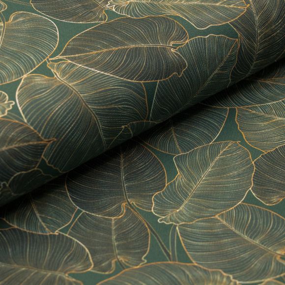 Canvas Baumwolle “Blätter” (grün)