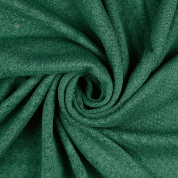 Fin tissu maille en viscose mélangée "Lielle" (vert bouteille)