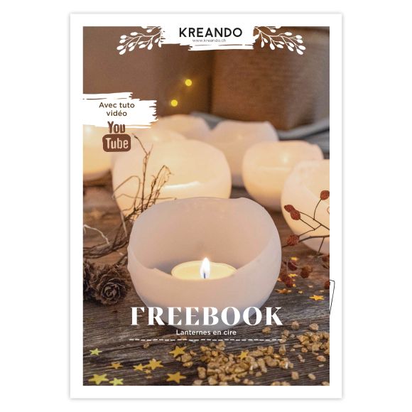 Tuto gratuit PDF - Bricolage - Photophores en cire de bougie de KREANDO (français)