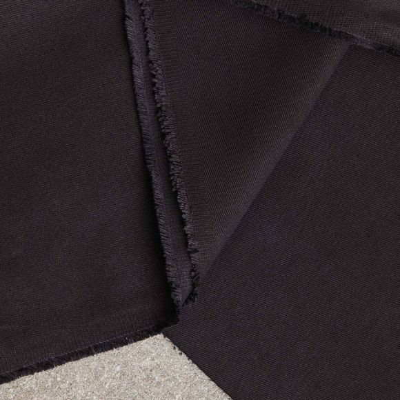 95 cm reste // Tissu jean en coton bio "Organic Raw Denim - Lara" (noir) de Mind the Maker