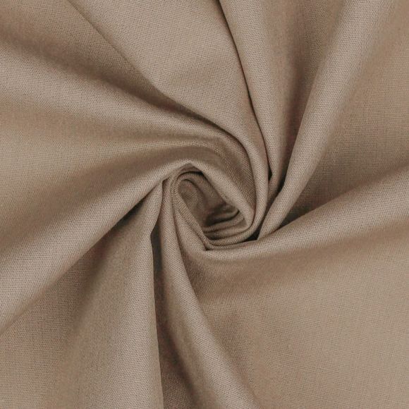 Popeline de coton "Europe" (taupe)