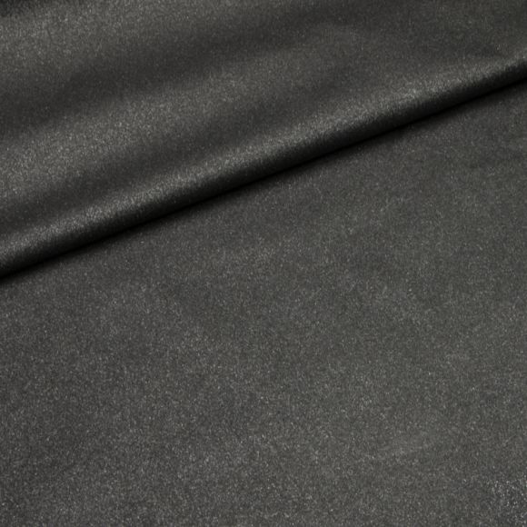 Wachstuch - Baumwolle beschichtet „Teflon Metallic" (graphit/schwarz)