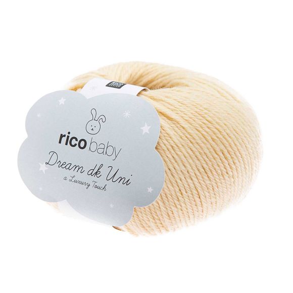 Babywolle - Rico Baby Dream dk Uni - a Luxury Touch (creme)