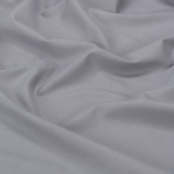 Popeline de coton "Europe" (gris argenté)