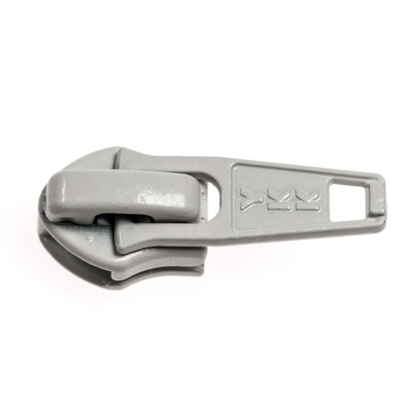 Zipper/Trapezschieber - zu Reissverschluss "Basic" (832 hellgrau) von YKK