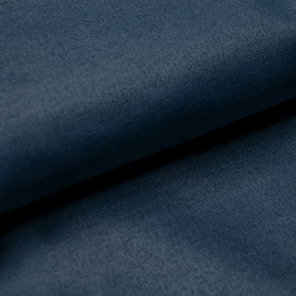 Canevas coton enduit "Basic" (bleu pétrole)