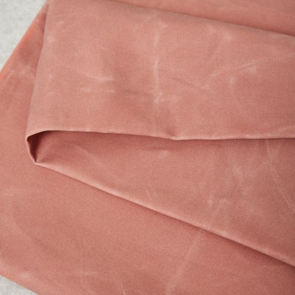 Oilskin coton "Light Waxed Cotton - rose" (rose) de mind the MAKER