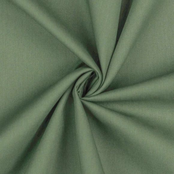 Popeline de coton "Europe" (vert jonc)