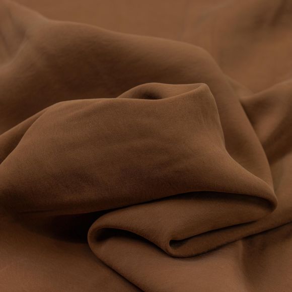 Tissu en modal "Uni" (brun clair)