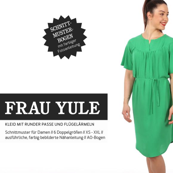 Schnittmuster - Damen Kleid "Frau Yule" (Gr. XS-XXL) von STUDIO SCHNITTREIF