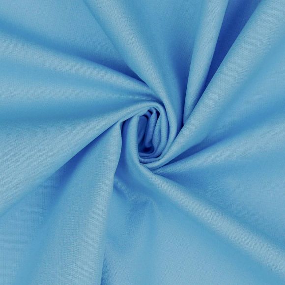 Popeline de coton "Europe" (bleu clair)