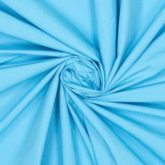 Popeline Baumwolle - stone washed "Uni - Phyllis Fibre Mood" (hellblau)