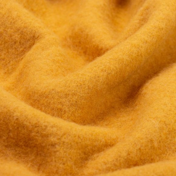 Wollfleece "Dilana" (senfgelb meliert)