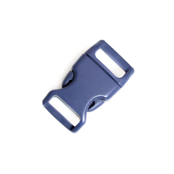 Steckschnalle gebogen - 15 mm (dunkelblau)