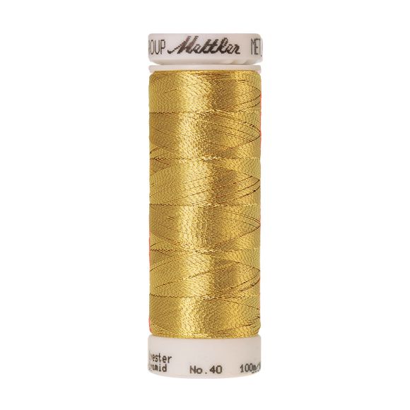Mettler Näh- & Stickgarn "Metallic" Spule à 100 m (2108/inka gold)