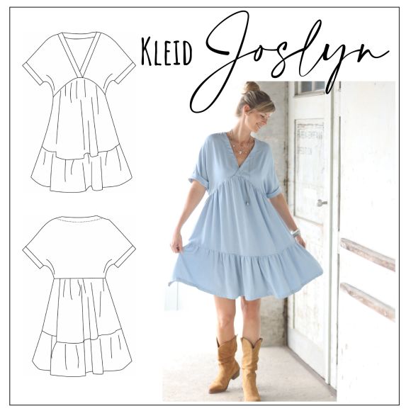 Ebook - Schnittmuster Damen Kleid "Joslyn" (Gr. 32-52) von moeve.design