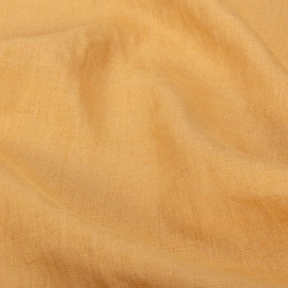 Lin - uni "lavé" (jaune pâle)