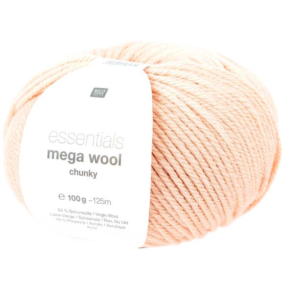 Wolle - Rico Essentials Mega Wool chunky (puder)