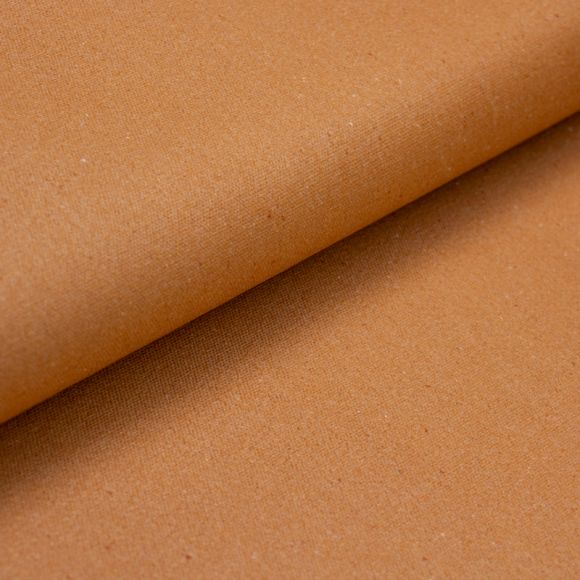 Heavy Canvas Baumwolle beschichtet “Raw used - desert" (orange)