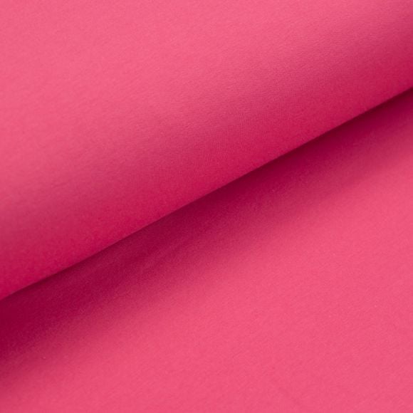Sweat d'été en coton bio - french terry "Nola" (rose pink)