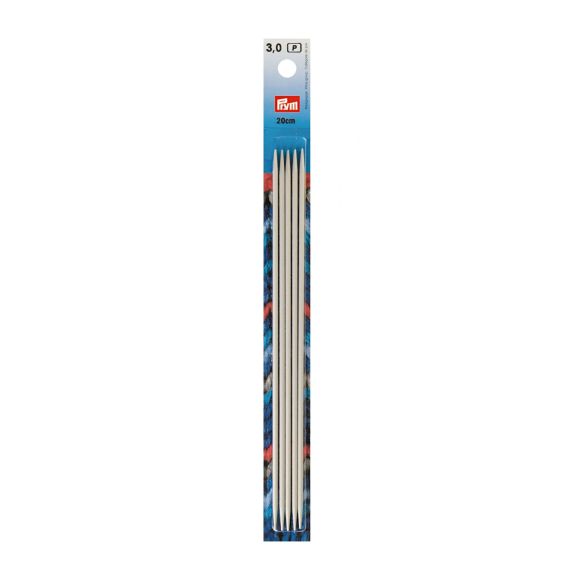 PRYM Jeu d'aiguilles/aiguilles double pointe - 20 cm par lot de 5