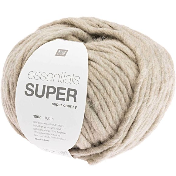 Wolle - Rico Essentials Super super chunky (natur)