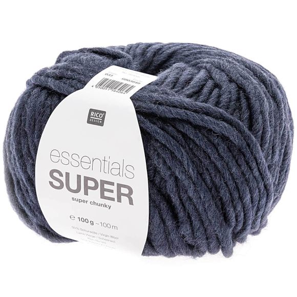 Wolle - Rico Essentials Super super chunky (nachtblau)