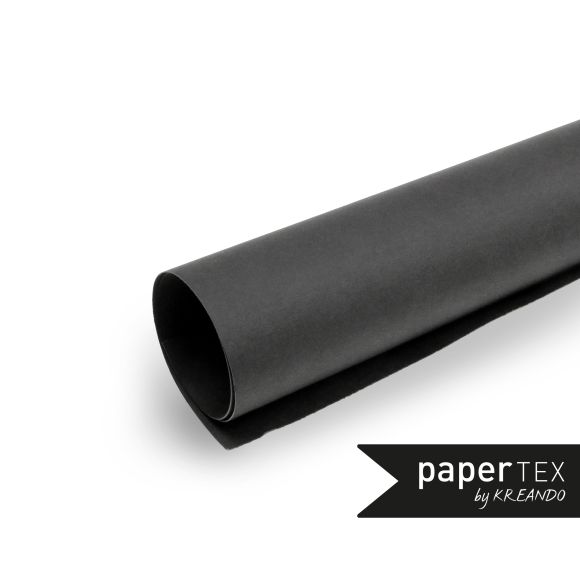 paperTEX - Das waschbare Papier "Basic" Bogen (schwarz)