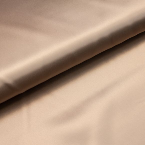 Tissu pour doublure viscose - uni satiné "Duchesse-Satin" (taupe)