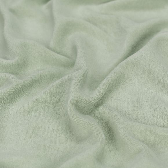 Strickfrottee Baumwolle "Frida" (pastellmint)