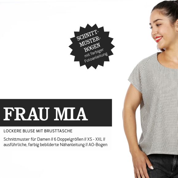 Schnittmuster - Damen Bluse "Frau Mia" (Gr. XS-XL) von STUDIO SCHNITTREIF