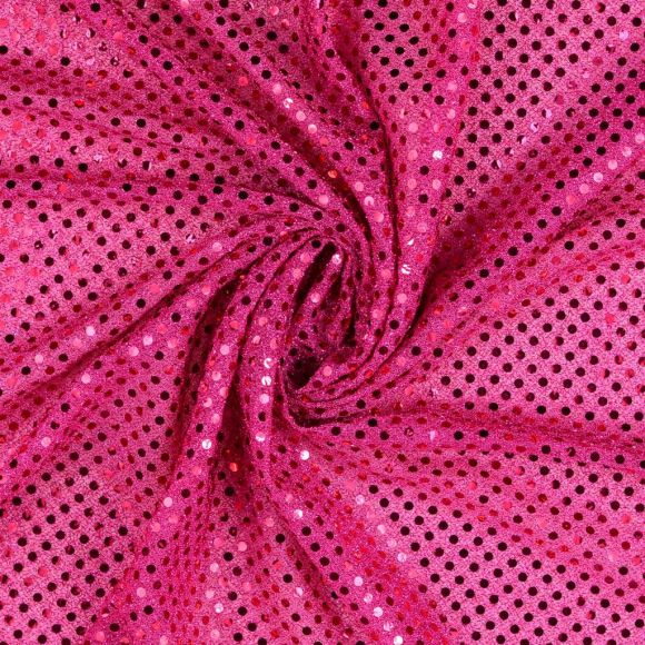 Jersey à paillettes "Scintillant - lurex" (pink)
