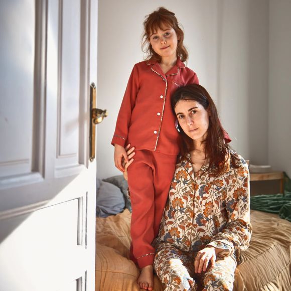 Schnittmuster - Kinder Pyjama-Set "BUDAPEST" 3 - 12 J. von ikatee (in französisch/englisch)