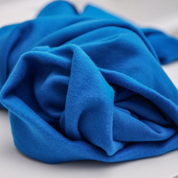Sweat Bio-Baumwolle "Organic Basic-intense blue" (königsblau) von mind the MAKER
