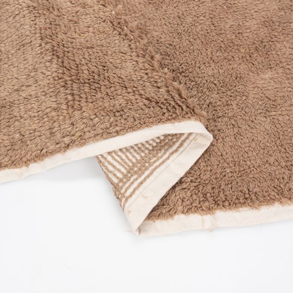 Deko- & Teppichstoff Recycling "Tufting" (taupe)