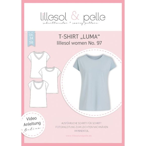 Patron - Shirt pour femmes "Luma - N° 97" (34-58) de lillesol & pelle (allemand)