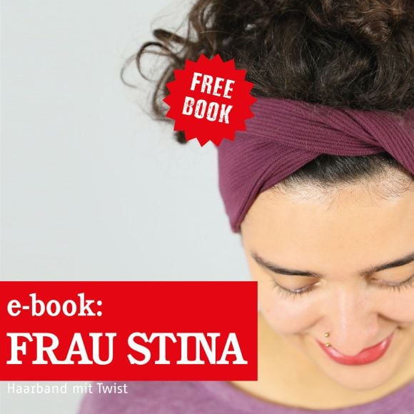 Freebook - Anleitung Stirnband mit Twist "FRAU STINA" von STUDIO SCHNITTREIF